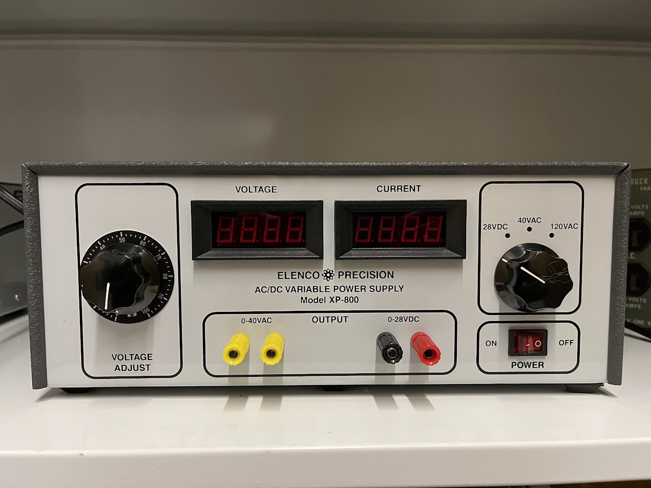 Elenco XP800 AC/DC variable power supply.