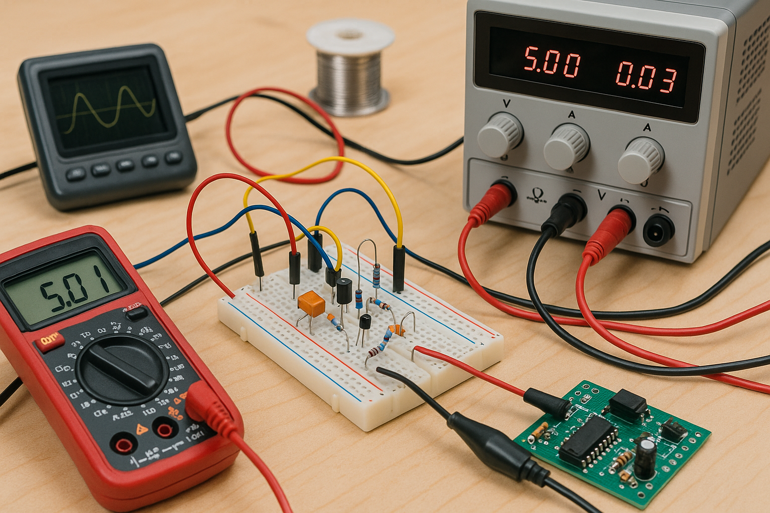 Electronics equipment (generated with Google Gemini AI).