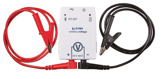 A photo of the voltage probe.