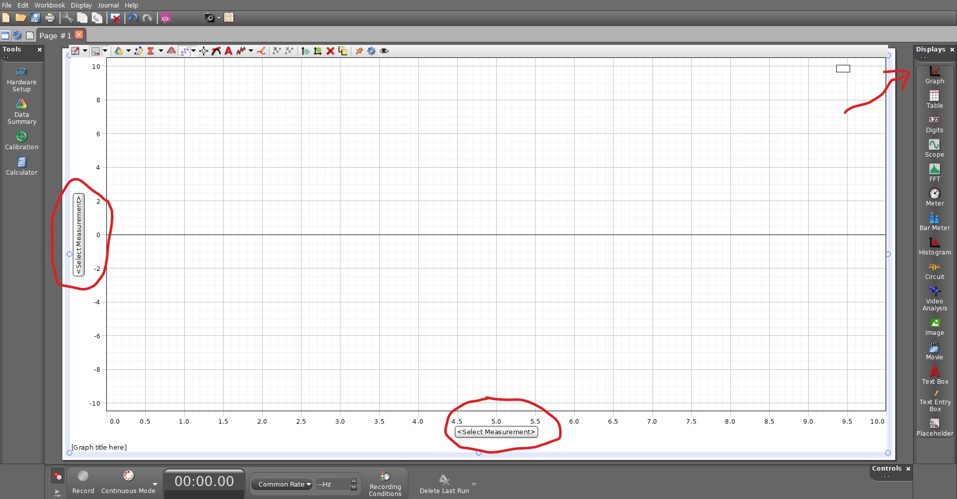 Add a graph of data collected.