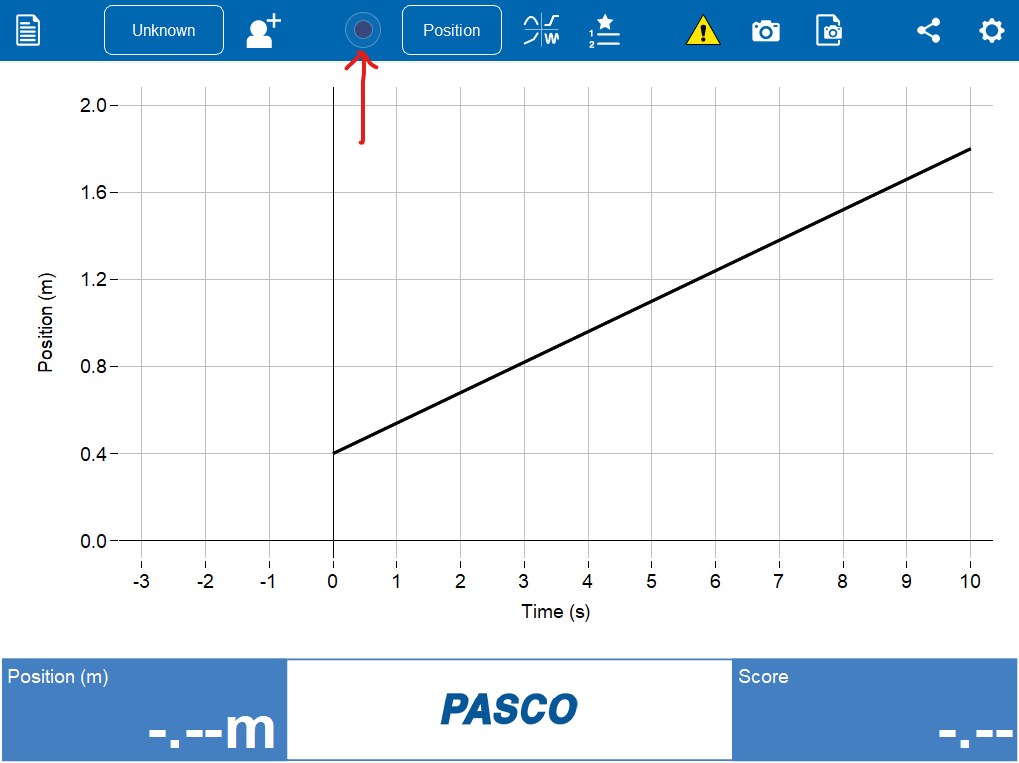 Click the "start sampling" button.