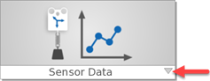 Pasco sensor menu.