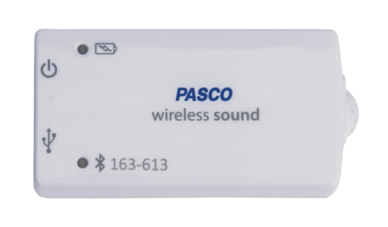 A photo of the wireless sound sensor.